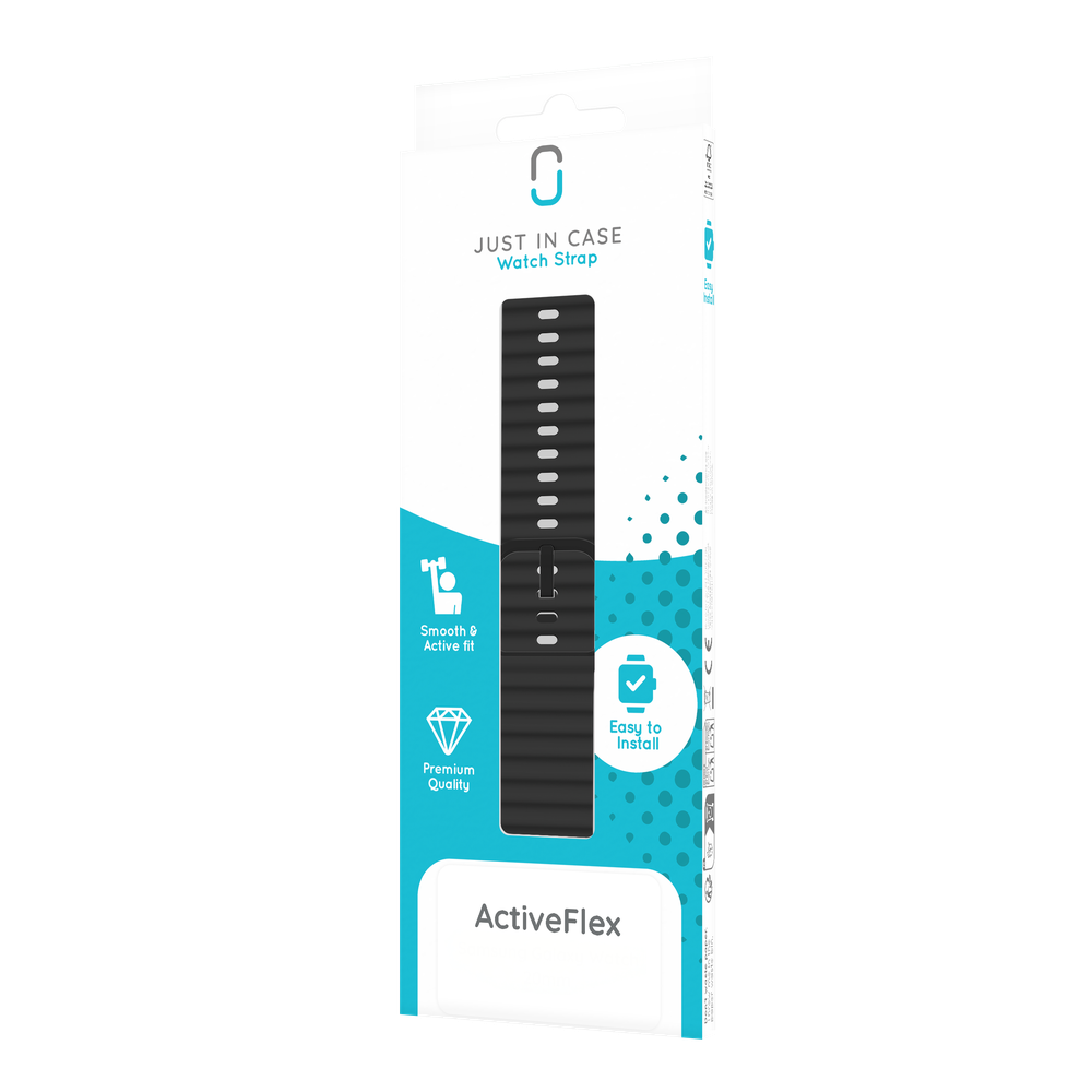 ActiveFlex Strap - Garmin Vívomove Style / Trend - Zwart