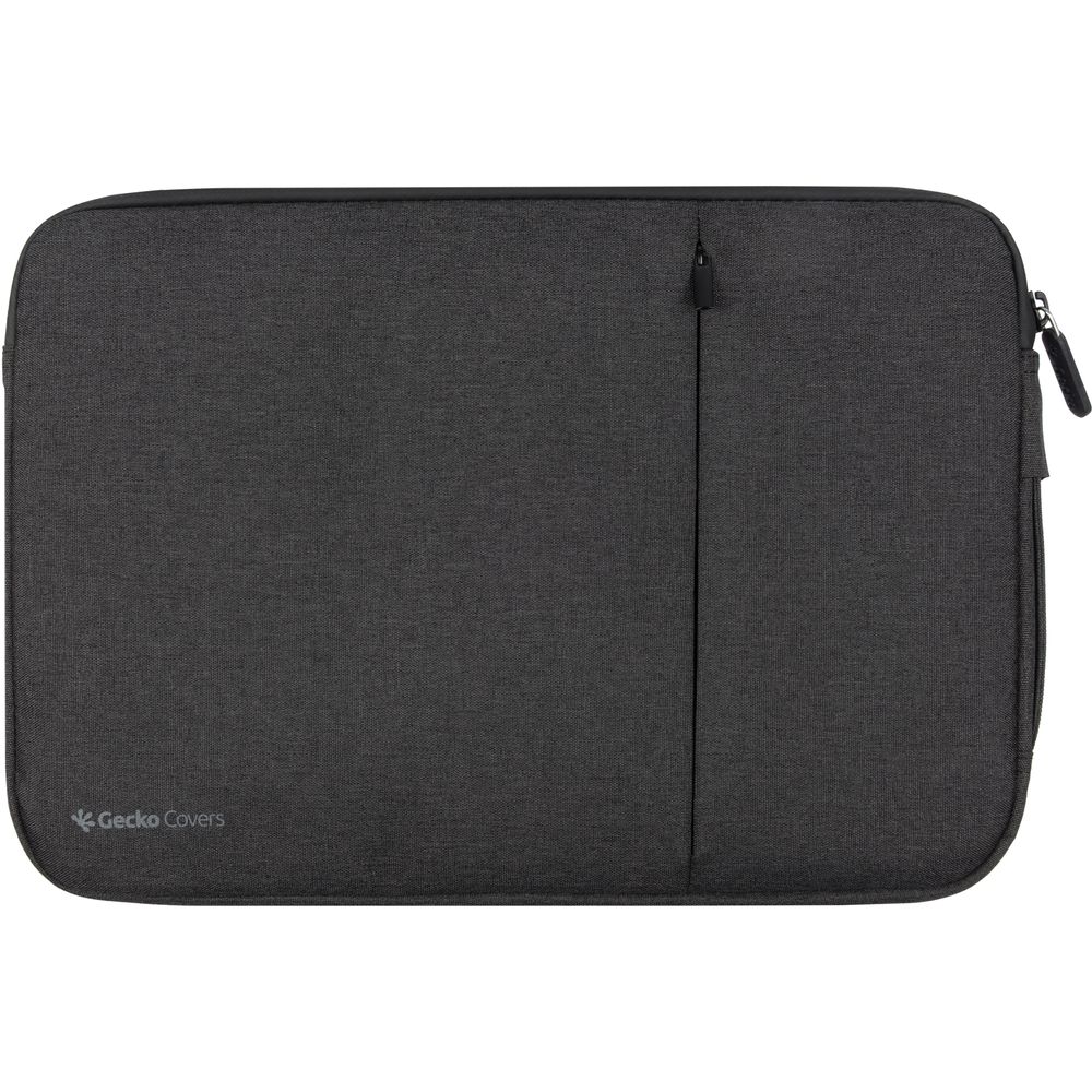 Gecko Covers Universal Eco Laptop Case - 11 inch - Zipper Sleeve - 100% GRS - Zwart