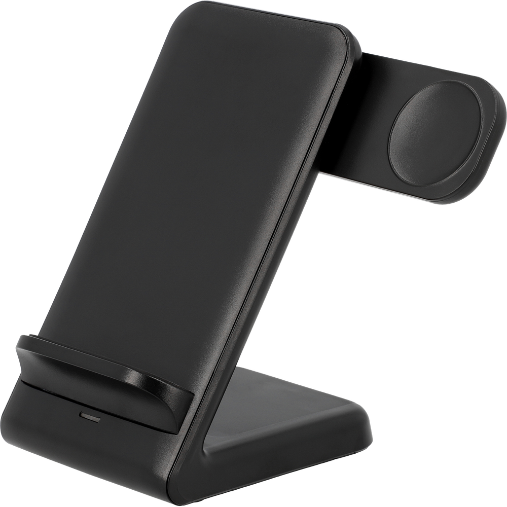 3 in 1 Wireless Charger Stand 15W - Zwart