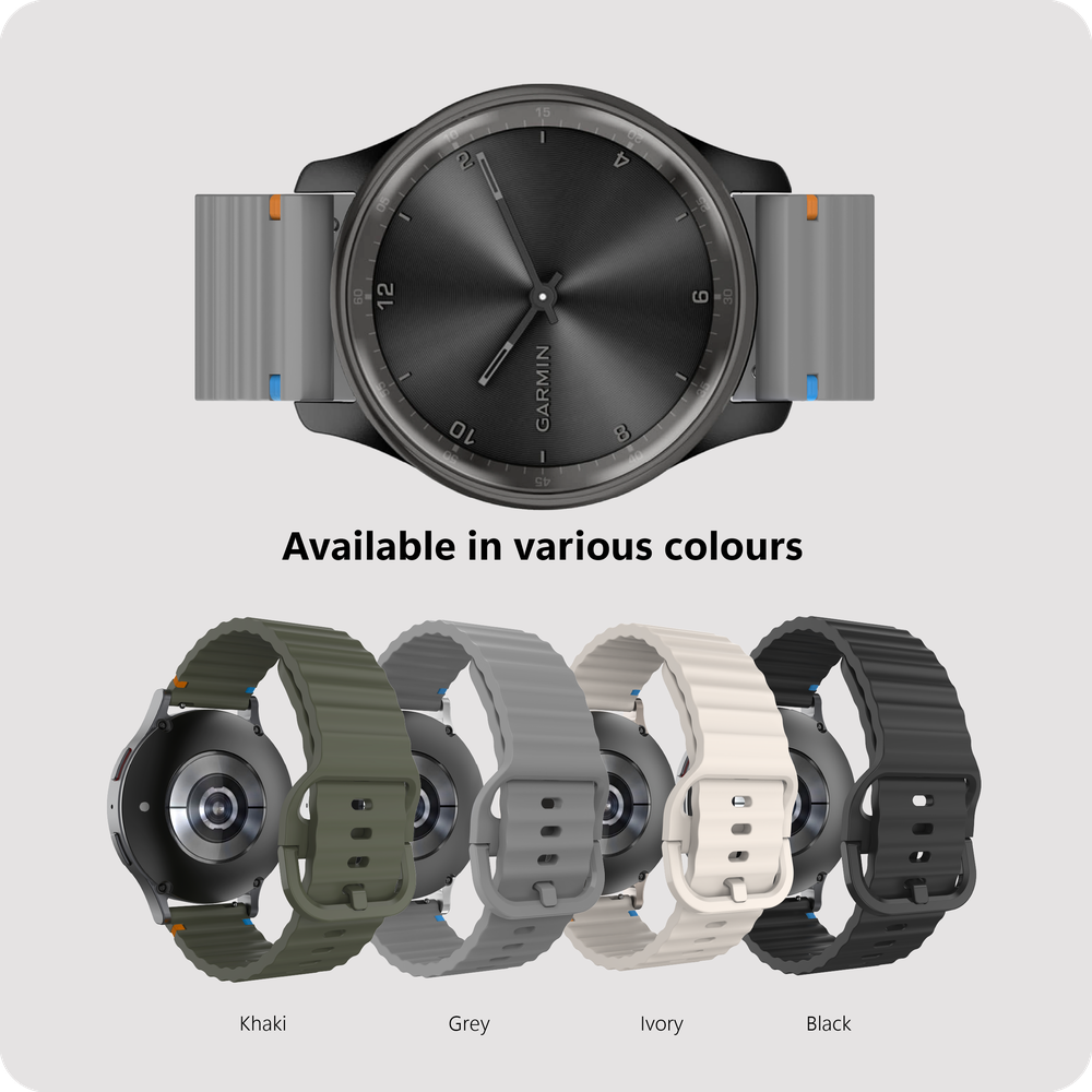 ActiveFlex Strap - Garmin Vívomove Style / Trend - Grijs