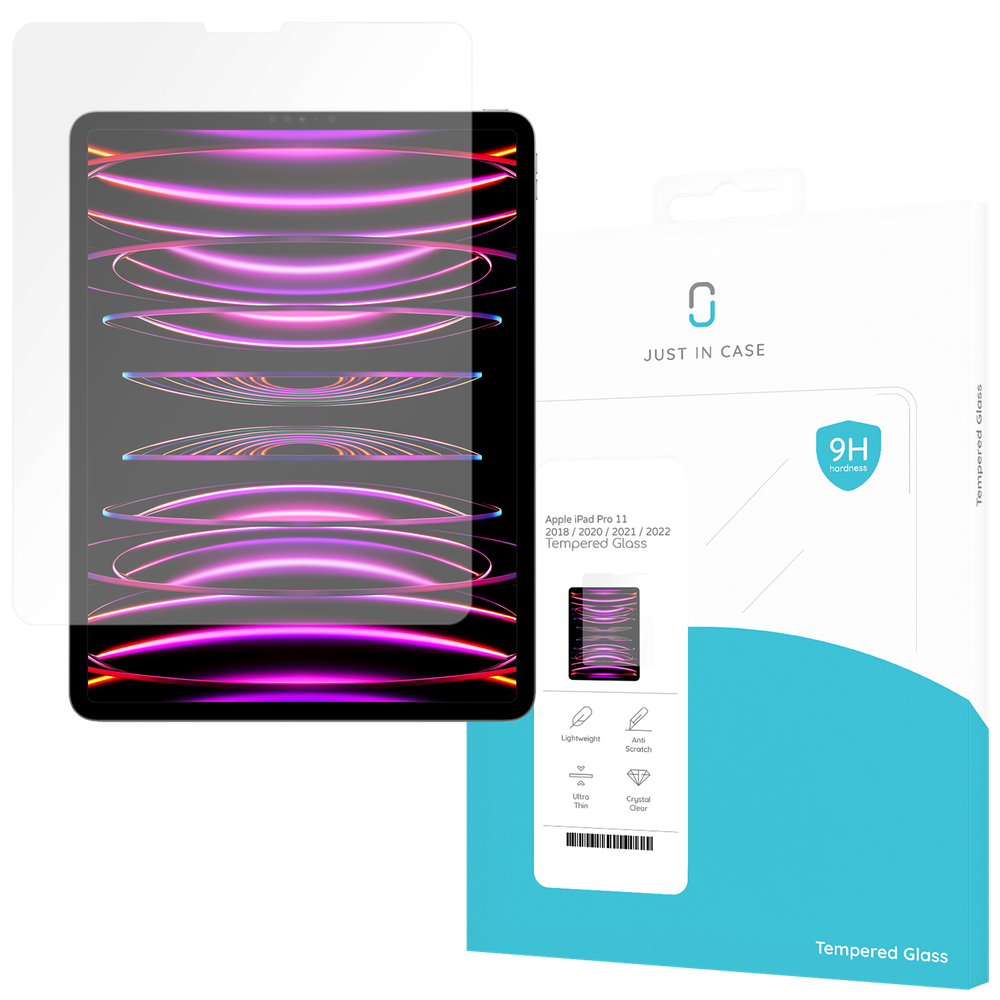 iPad Pro 11 2022 4th (Gen)/Pro 11 2021 (3rd Gen)/Pro 11 2020 (2nd Gen) Screenprotector Gehard Glas