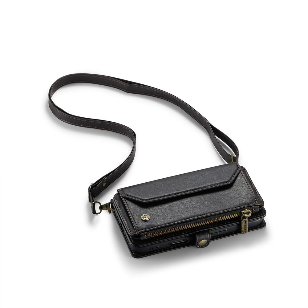 iPhone 16 Pro Wallet Hoesje - Zwart