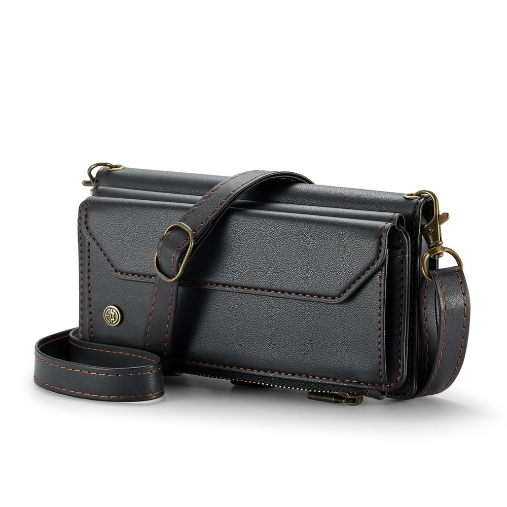 iPhone 16 Pro Wallet Hoesje - Zwart