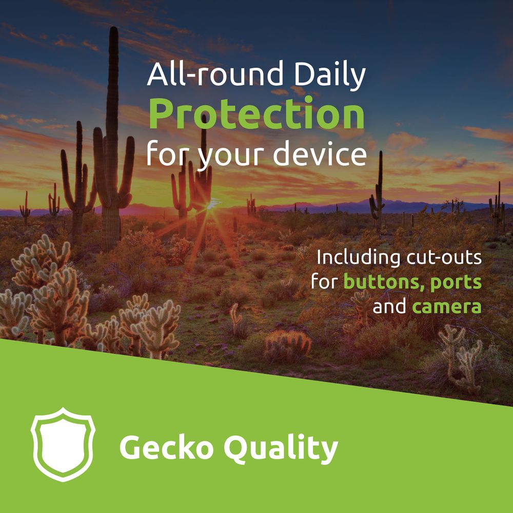 Gecko Covers Samsung Galaxy Tab S10+ - Cactus Leather - Zwart