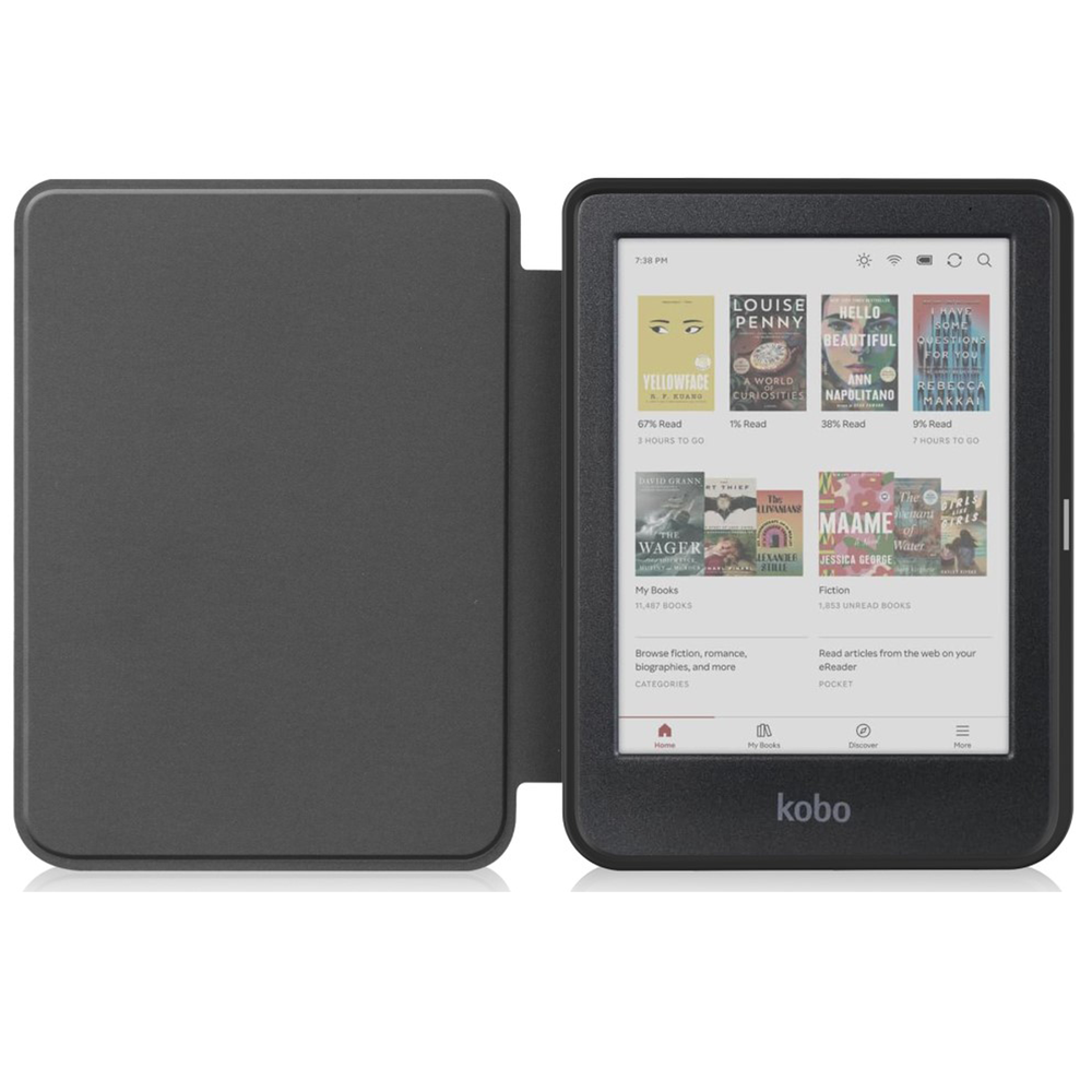 Kobo Clara Colour / Kobo Clara BW / Tolino Shine Color Hoesje - Zwart