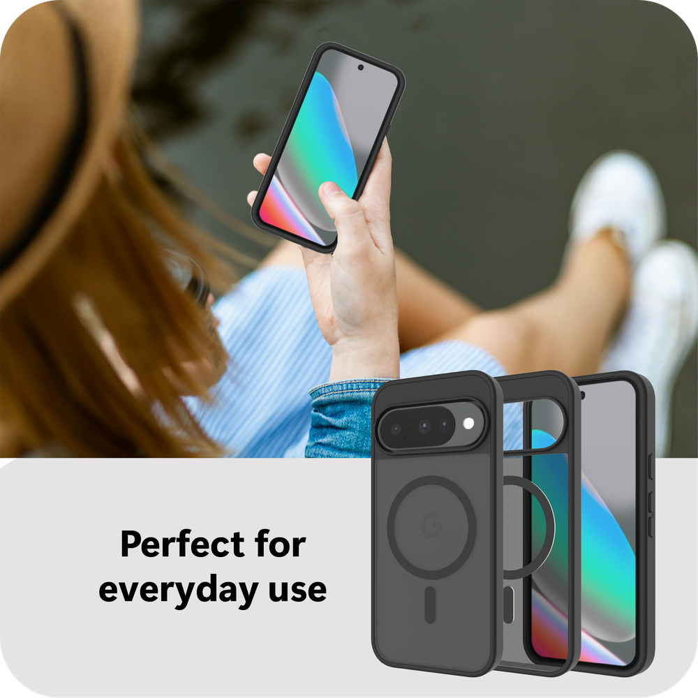Google Pixel 10 / 10 Pro - Military Grade Case - (compatible with MagSafe) - Zwart