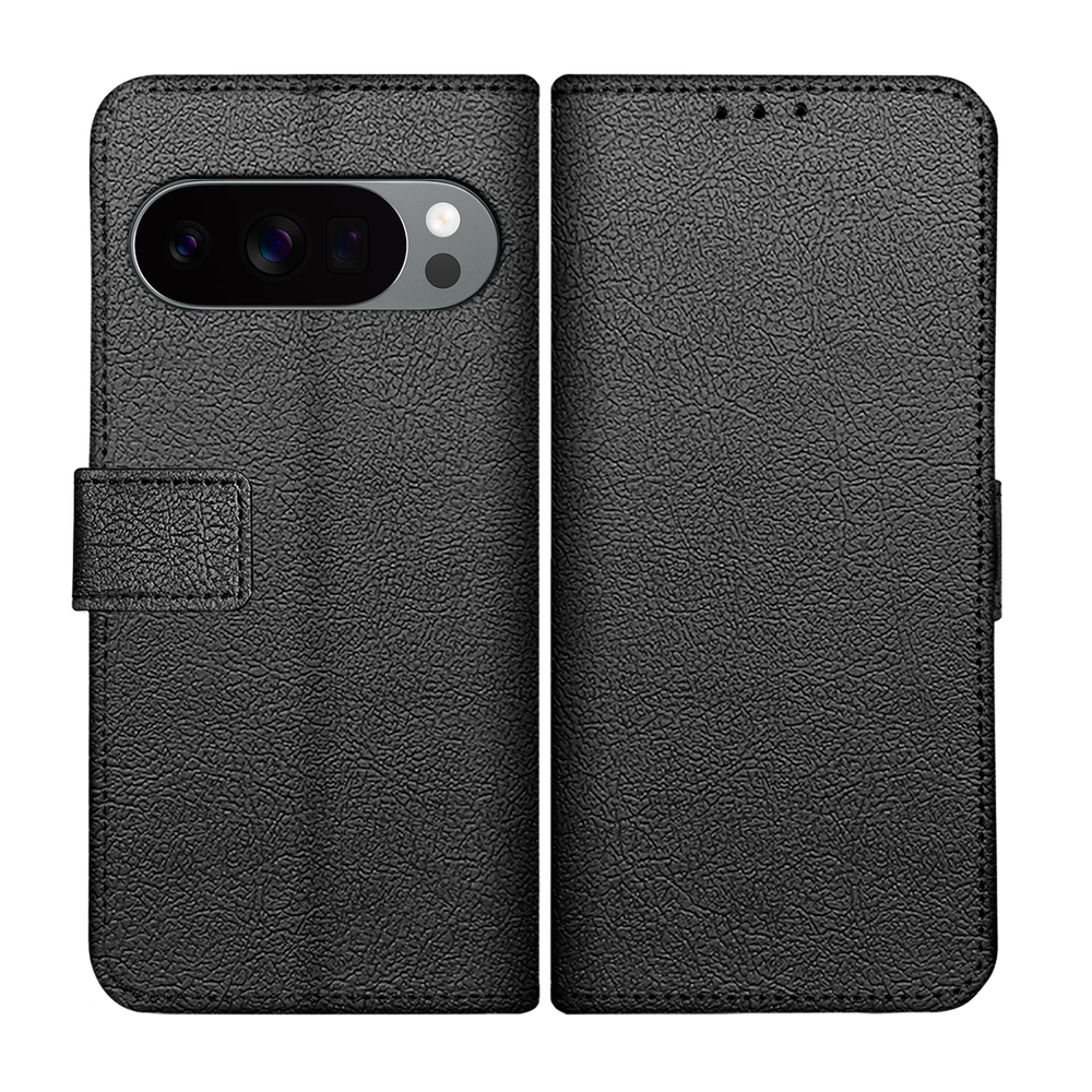 Google Pixel 10 / 10 Pro - Classic Wallet Case - Zwart