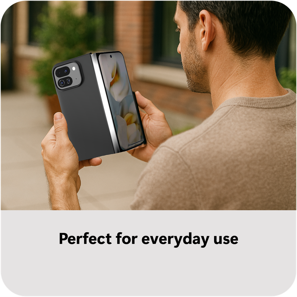 Just in Case hardcase voor Google Pixel 10 Pro Fold – zwart