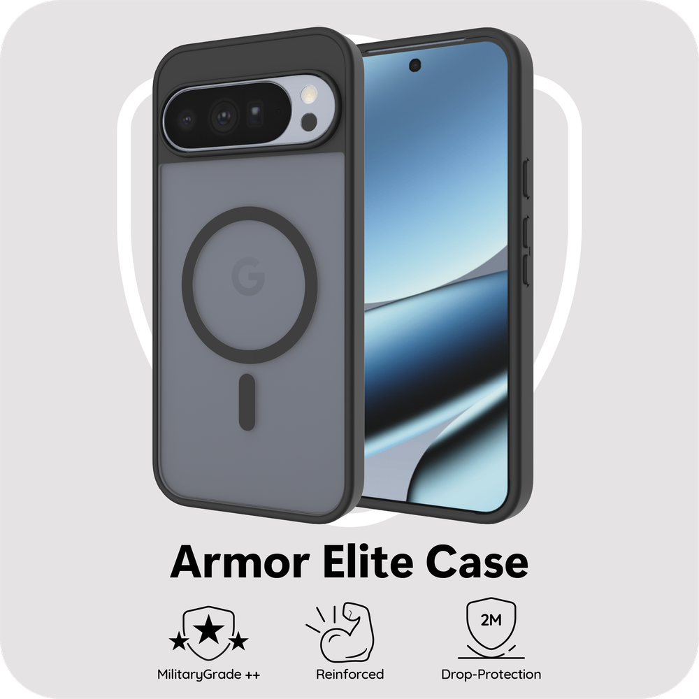 Google Pixel 10 Pro XL - Military Grade Case - (compatible with MagSafe) - Zwart