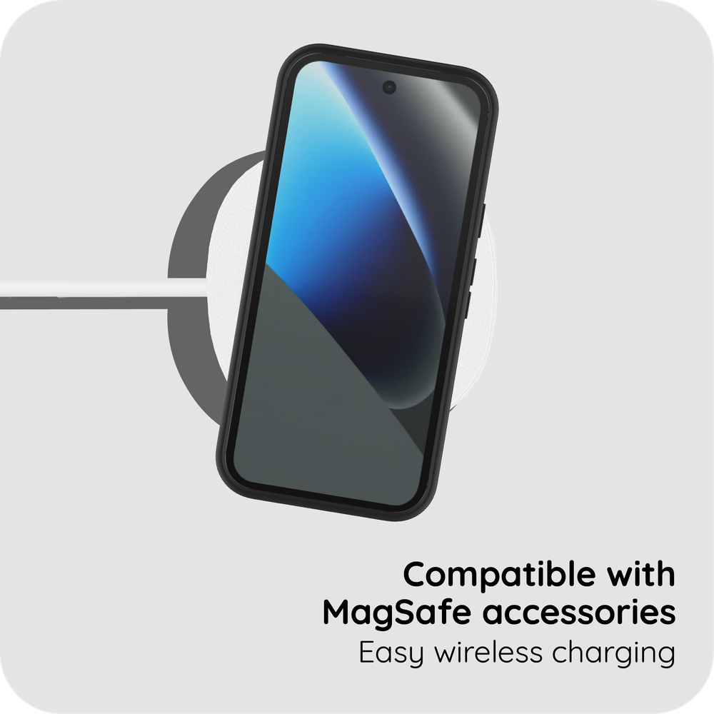 Google Pixel 10a Armor Hoesje MagSafe Militaire Bescherming - Zwart