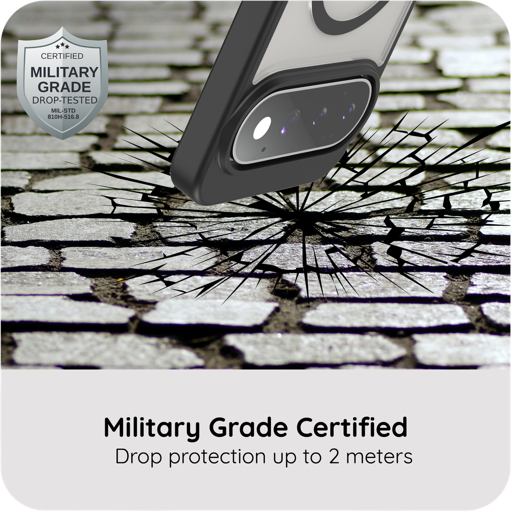 ArmorElite Case - Google Pixel 11 / 11 Pro - Military Grade Back Cover - (compatible with MagSafe) - Black