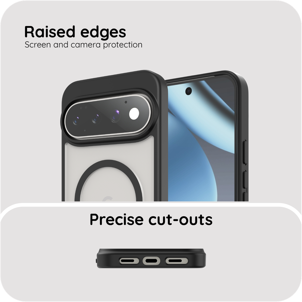 ArmorElite Case - Google Pixel 11 / 11 Pro - Military Grade Back Cover - (compatible with MagSafe) - Black