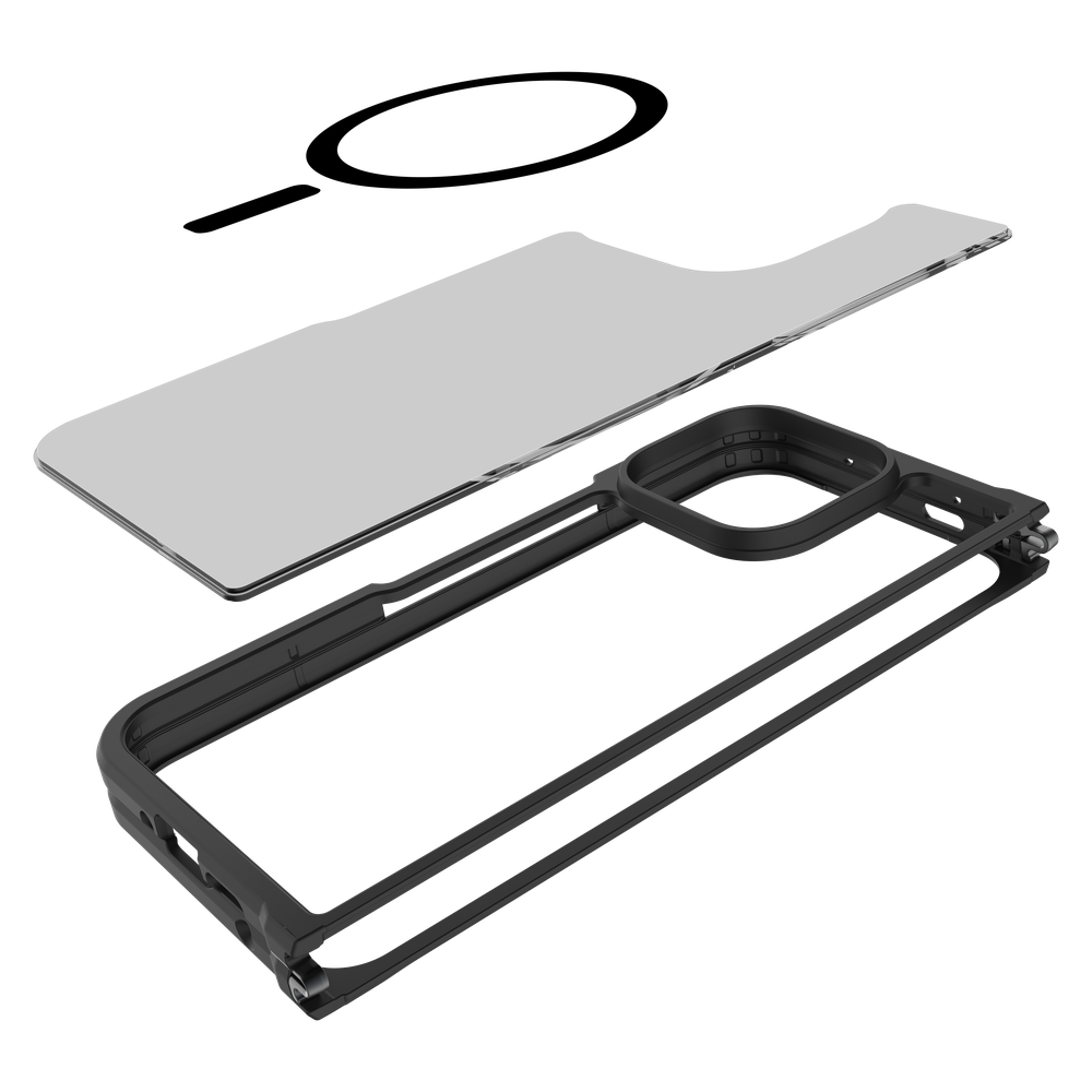 ArmorElite Case - Google Pixel 11 Pro Fold - Military Grade Back Cover - (compatible with MagSafe) - Black