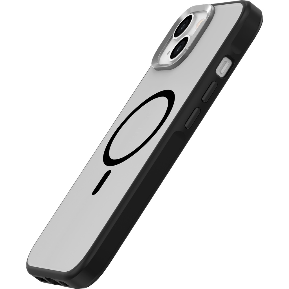 iPhone 14 Back Cover MagSafe Militaire Bescherming - Zwart