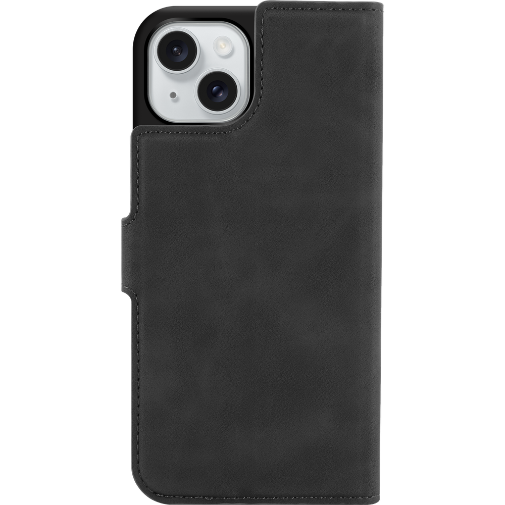 iPhone 15 Plus Wallet Hoesje - Zwart