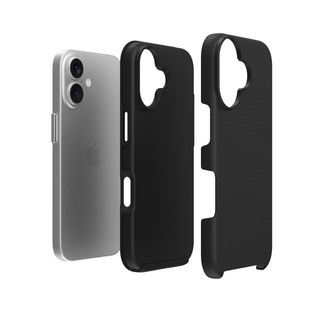 iPhone 17 Armor Hoesje - Zwart
