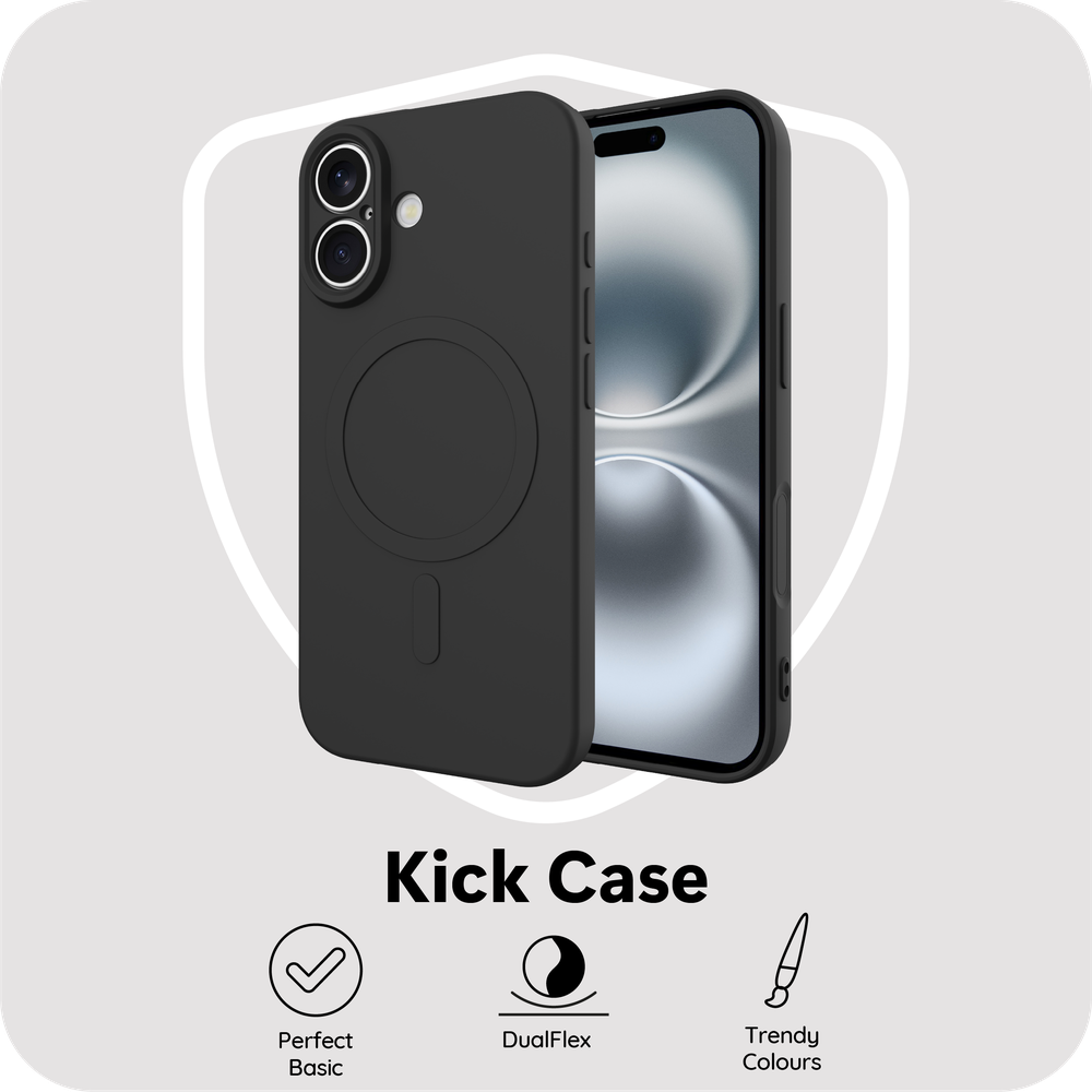 iPhone 17 Kickstand Hoesje MagSafe - Zwart