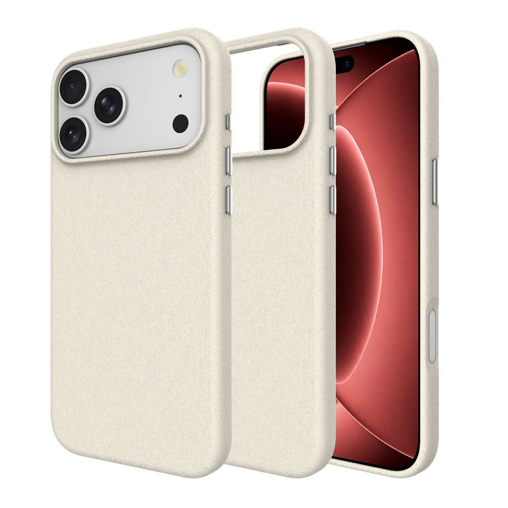 ArmorGrip Case - iPhone 18 Pro Max / 17 Pro Max - Grainy Back Cover - (compatible with MagSafe) - Ivory