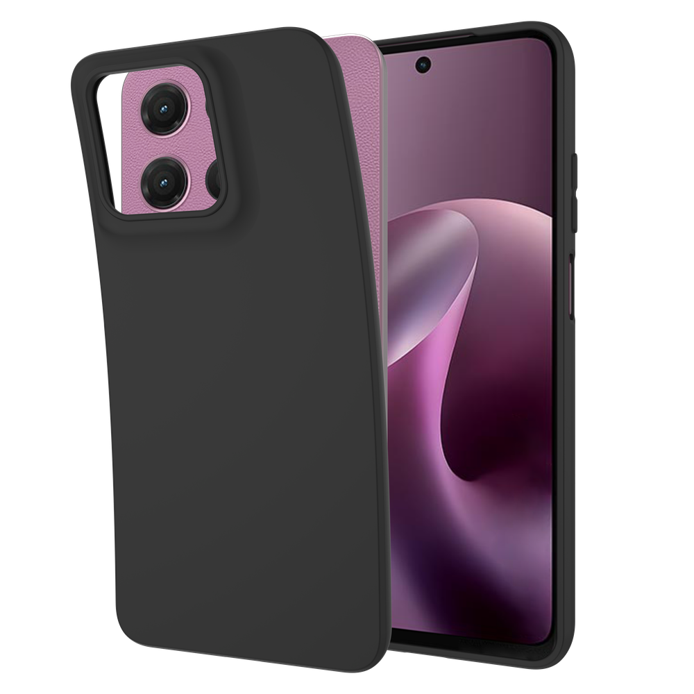 Motorola Moto G17 / G17 Power Kickstand Hoesje - Zwart