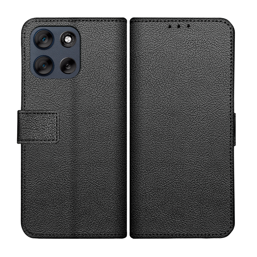 Motorola Moto G56 Wallet Hoesje - Zwart