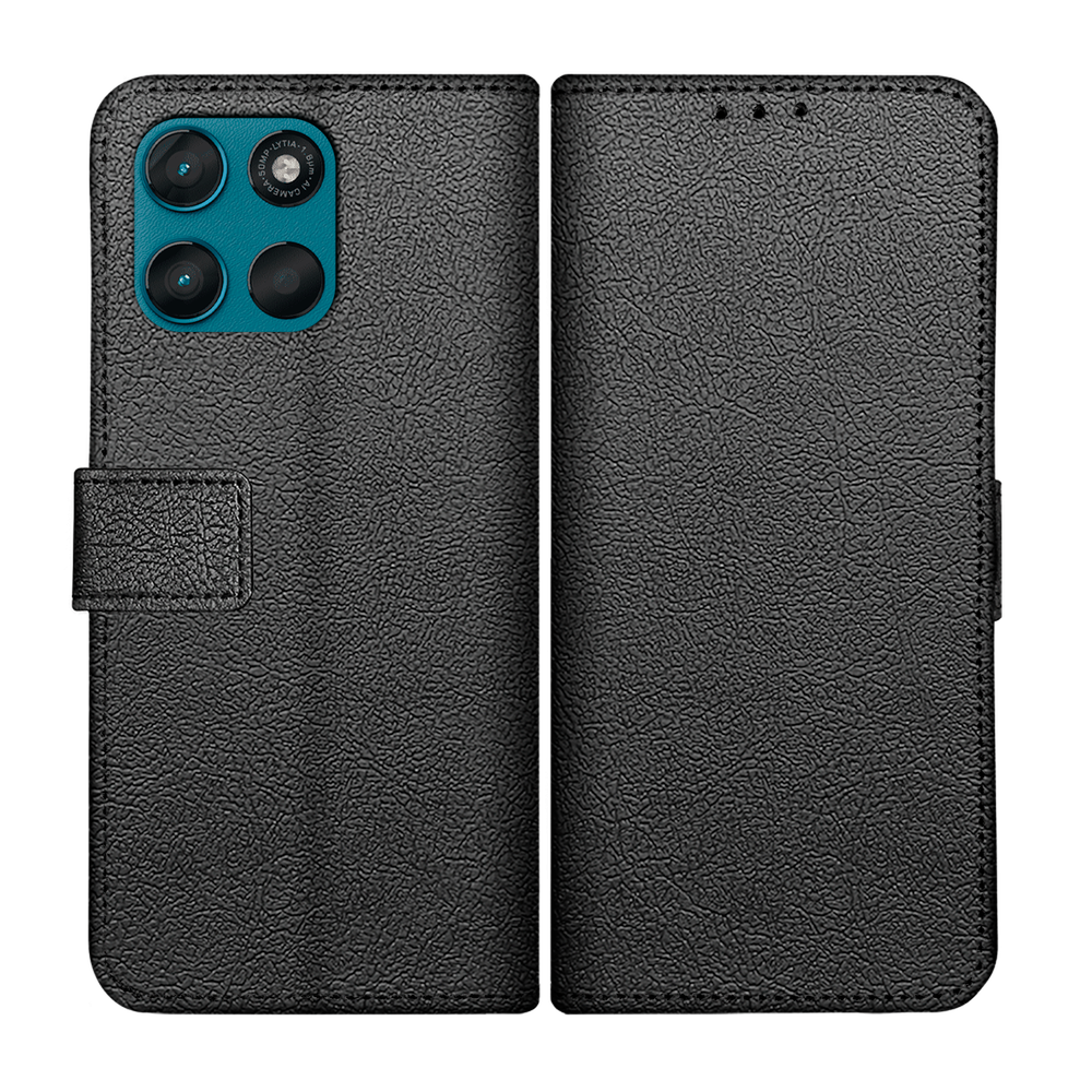 Motorola Moto G57 / G57 Power / G67 Power Wallet Hoesje - Zwart