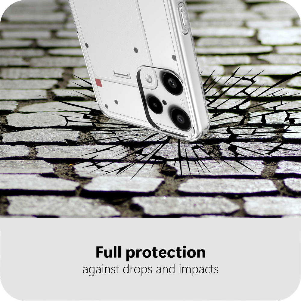 Nothing Phone (3a) Lite Kickstand Hoesje - Transparant