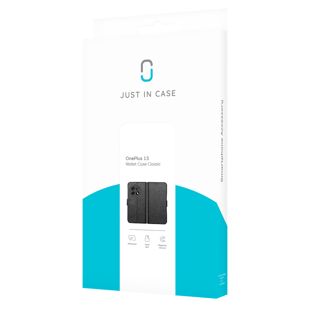 OnePlus 13 Wallet Hoesje - Zwart