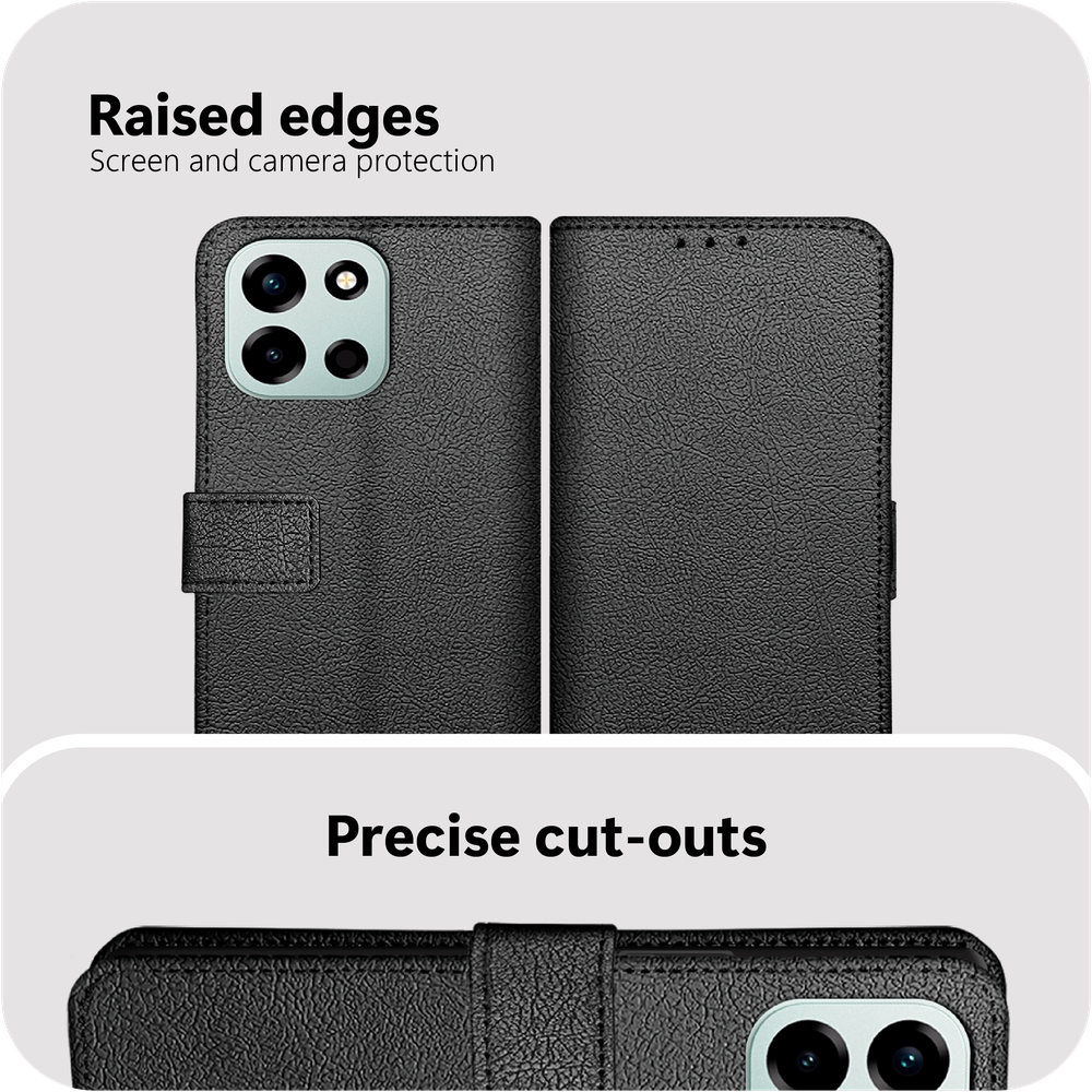 OnePlus Nord 6 Wallet Hoesje - Zwart