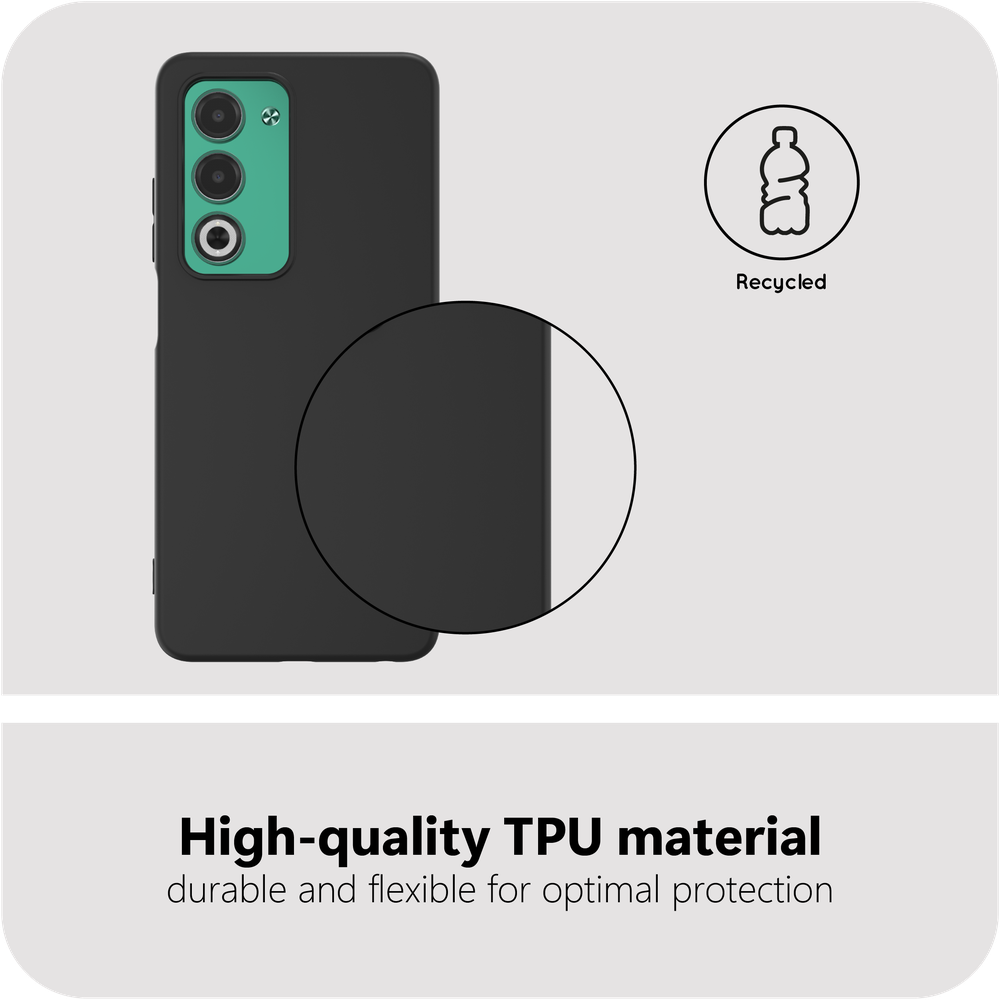 Oppo A5 (5G) Back Cover - Zwart