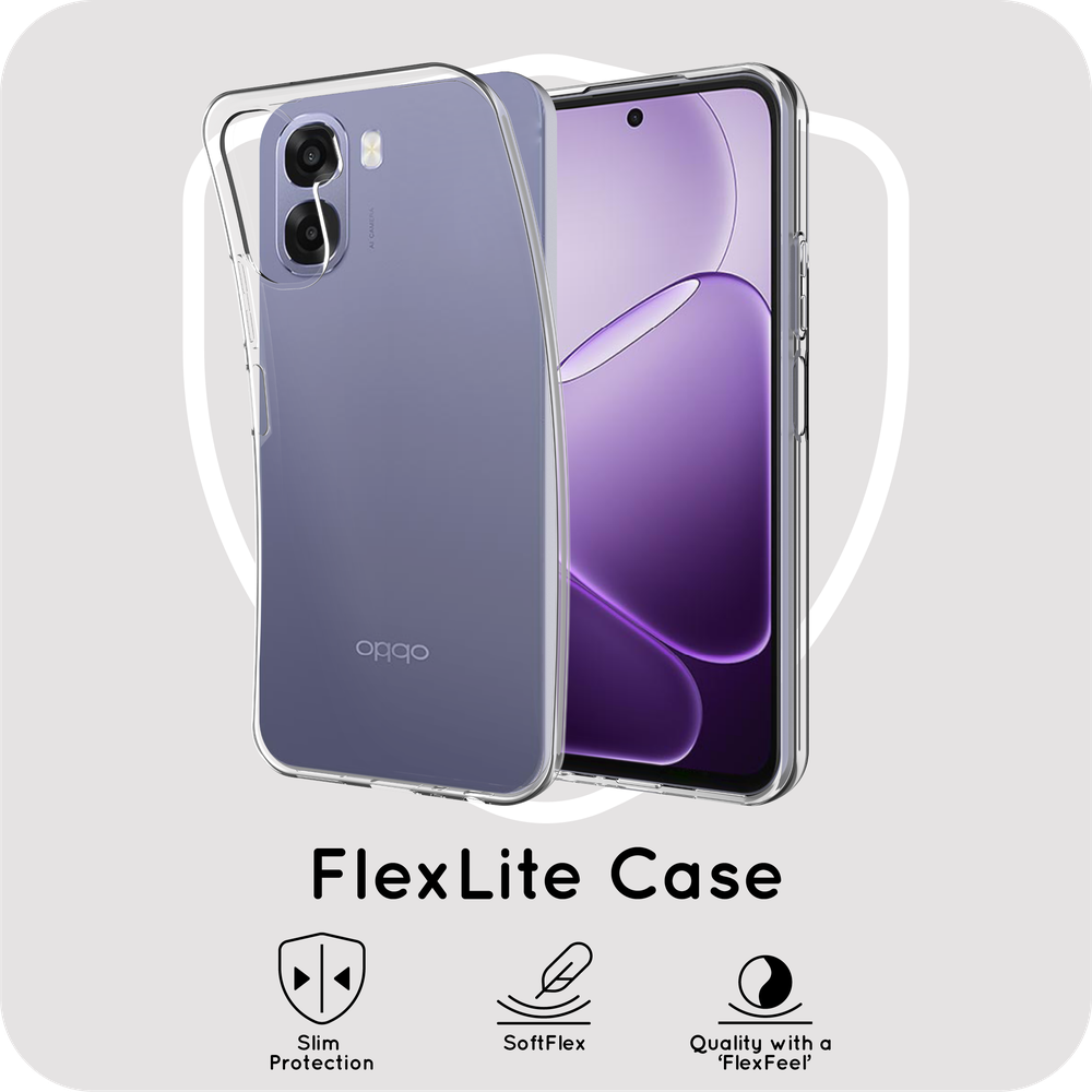 Oppo A6x (4G/5G) Kickstand Hoesje - Transparant
