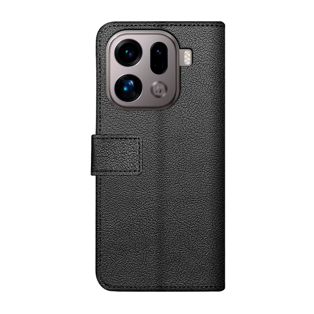 Oppo Find X9 Pro Wallet Hoesje - Zwart
