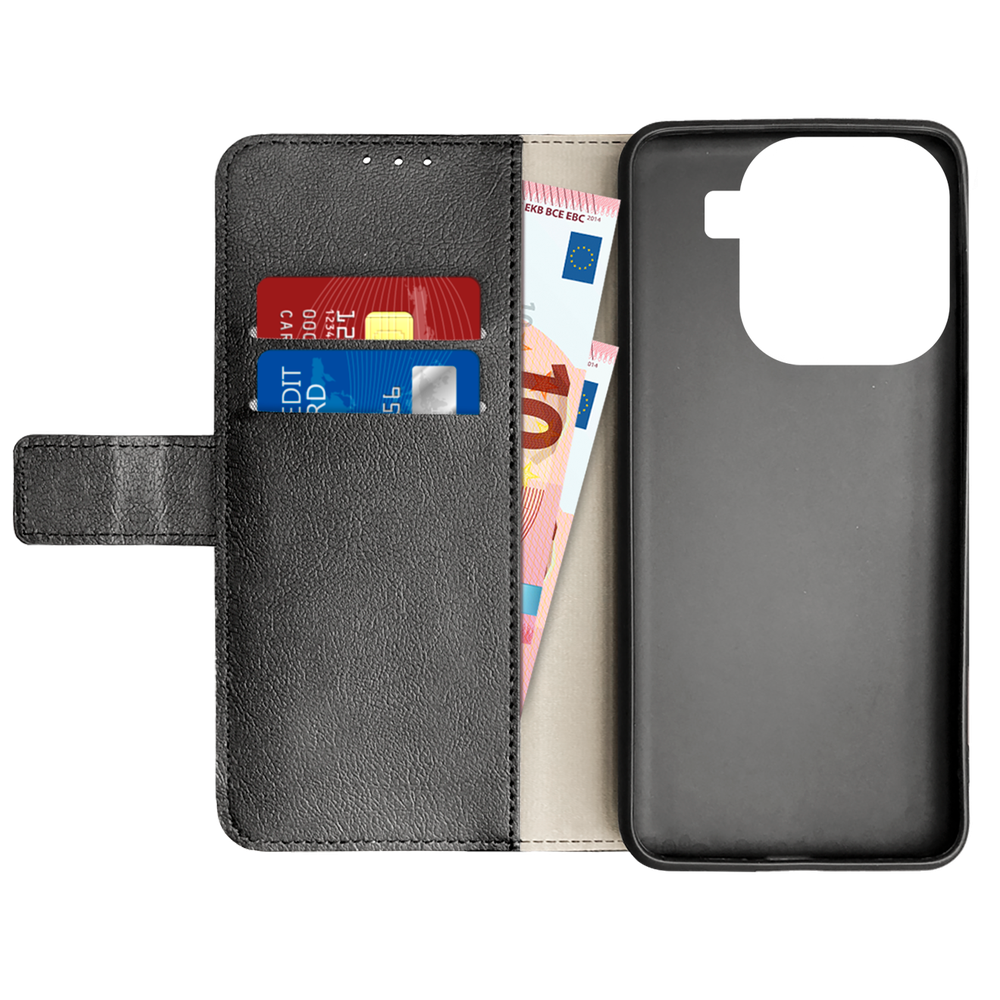 Oppo Find X9 Pro Wallet Hoesje - Zwart