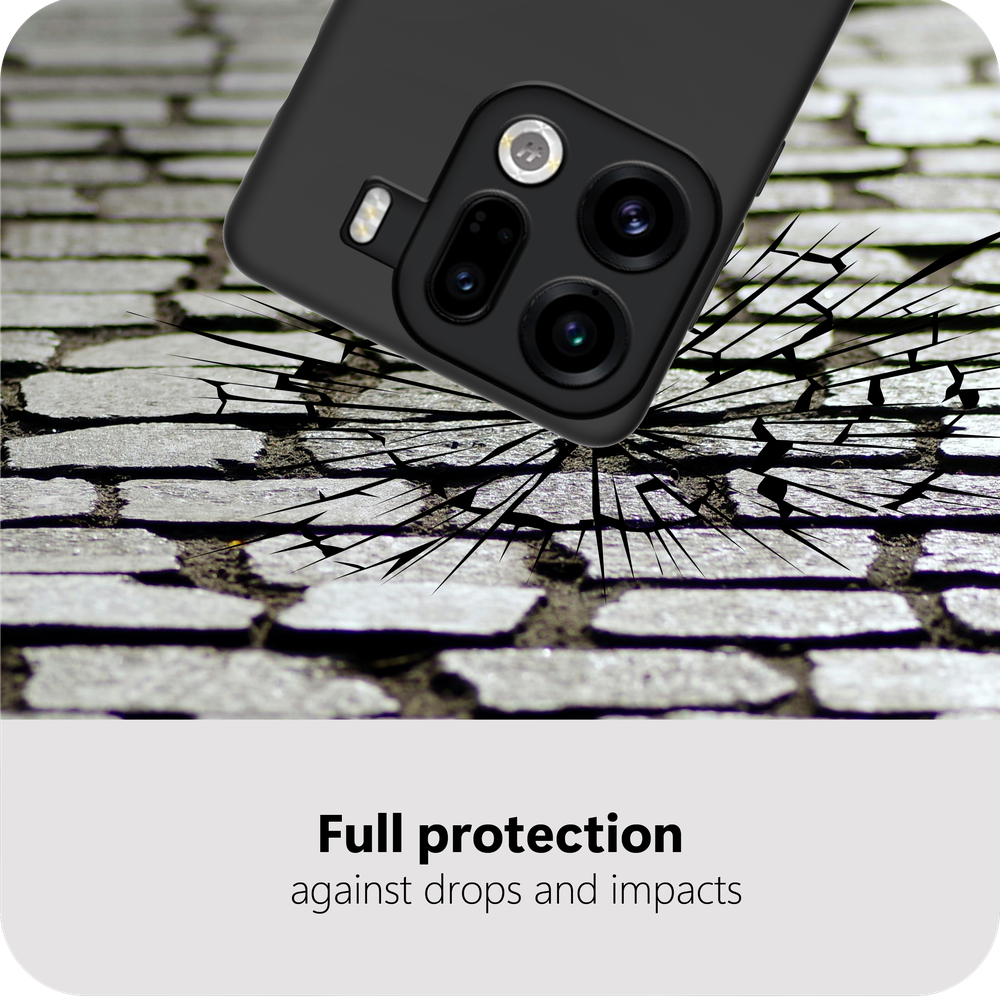 Oppo Find X9 Pro - Soft TPU Case - Zwart