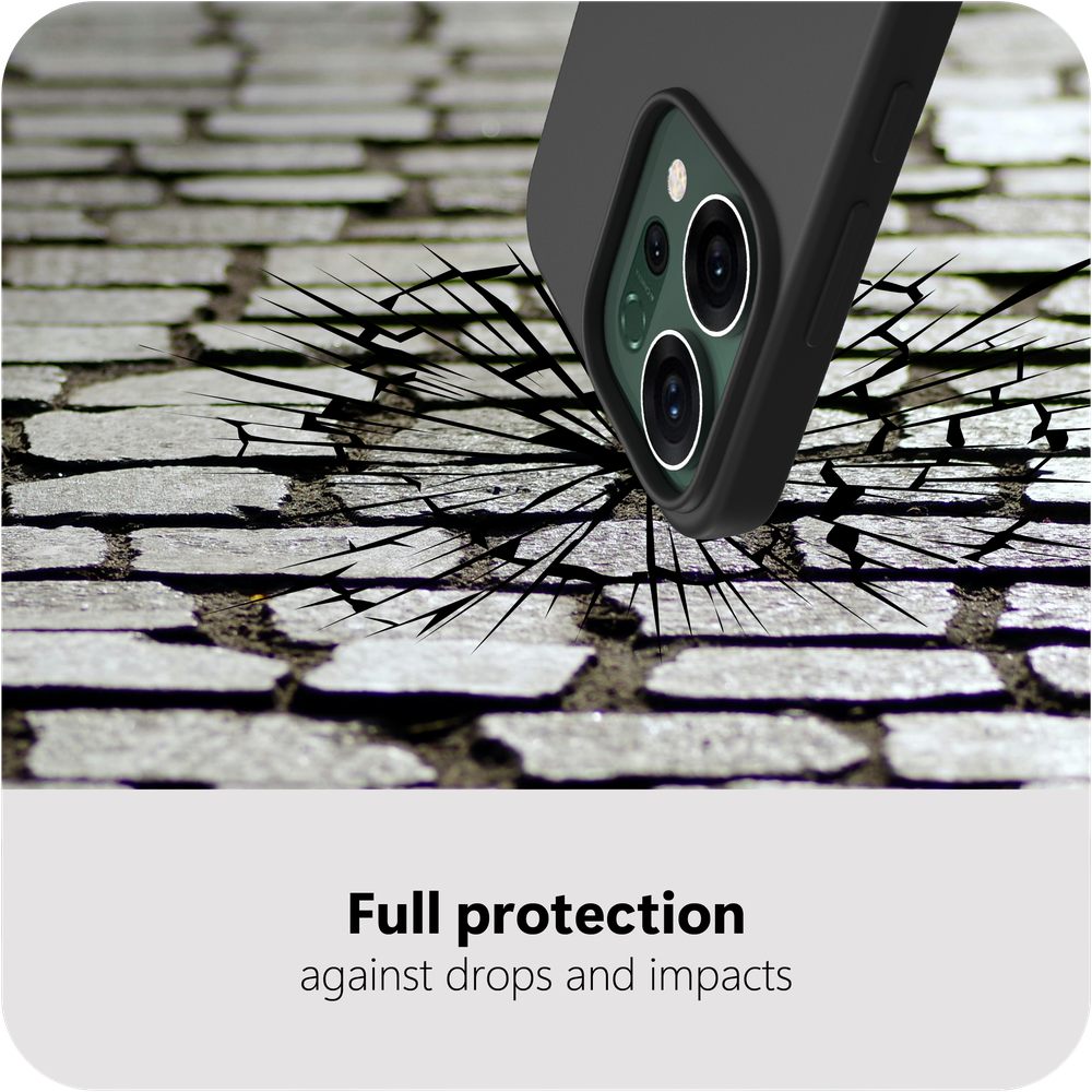 Just in Case KickLite TPU-hoesje voor OPPO Reno14 5G – zwart