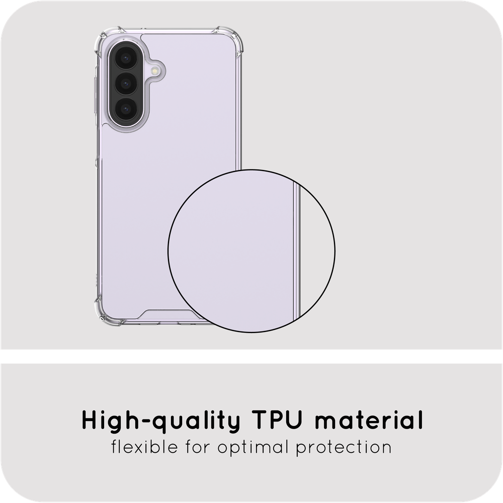 Samsung Galaxy A27 Kickstand Hoesje - Transparant