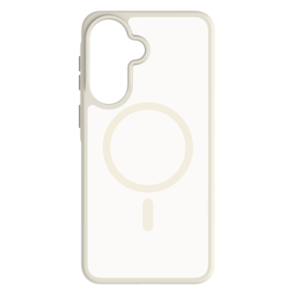 Samsung Galaxy A57 Armor Hoesje MagSafe Militaire Bescherming - Ivoor