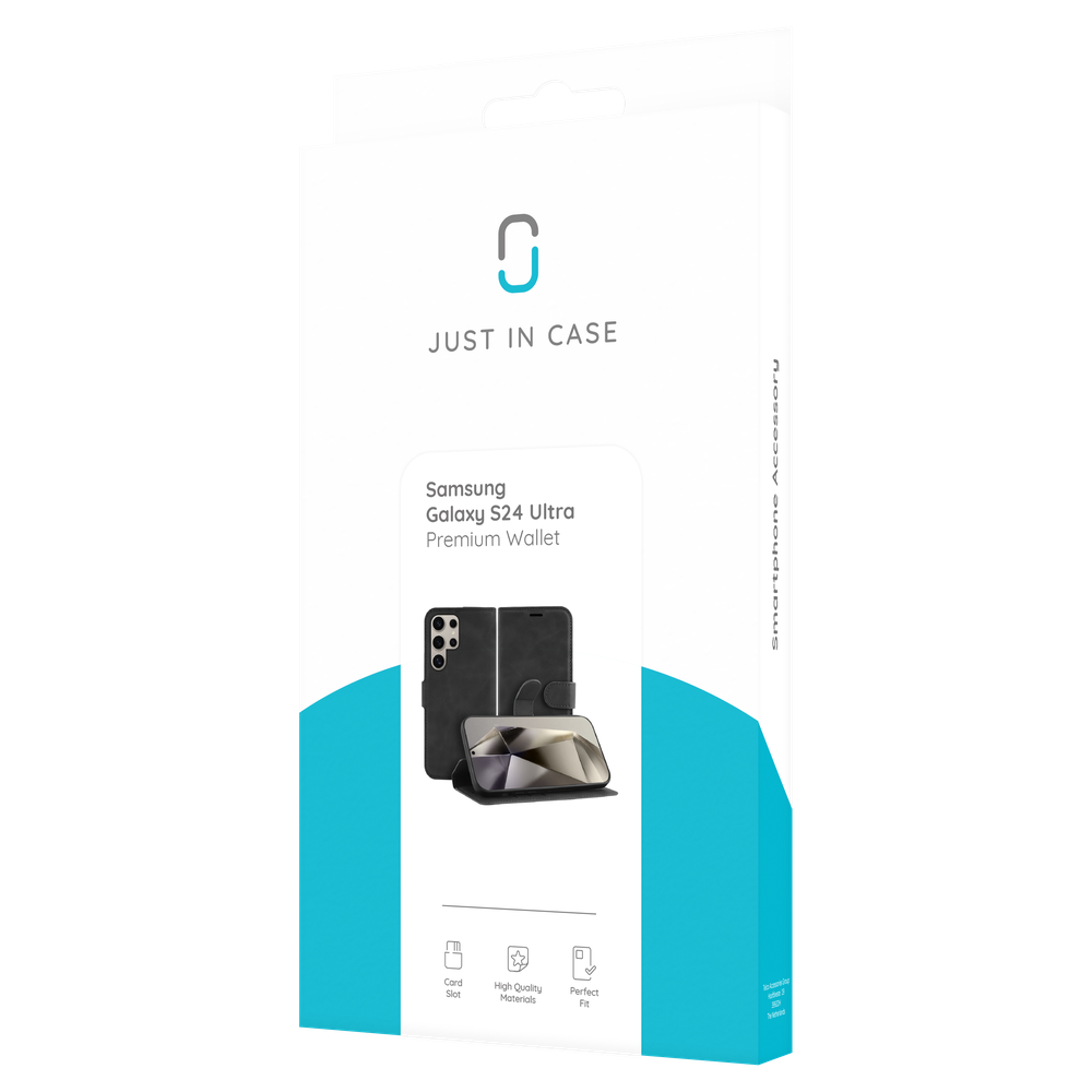 Samsung Galaxy S24 Ultra Wallet Hoesje - Zwart