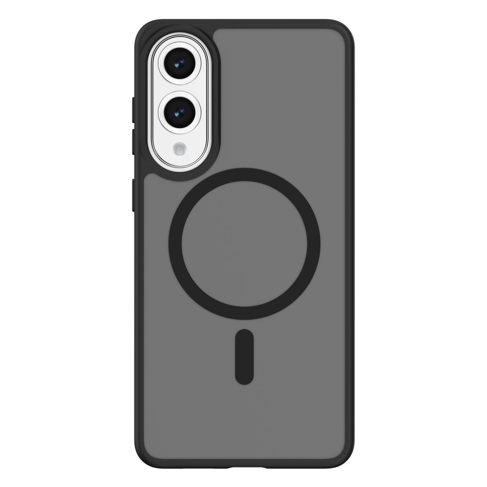 Samsung Galaxy S25 Edge Back Cover MagSafe Militaire Bescherming - Zwart