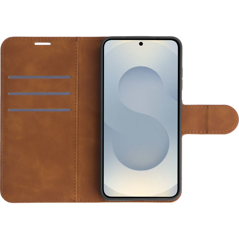 Samsung Galaxy S25 Premium Wallet Hoesje - Bruin