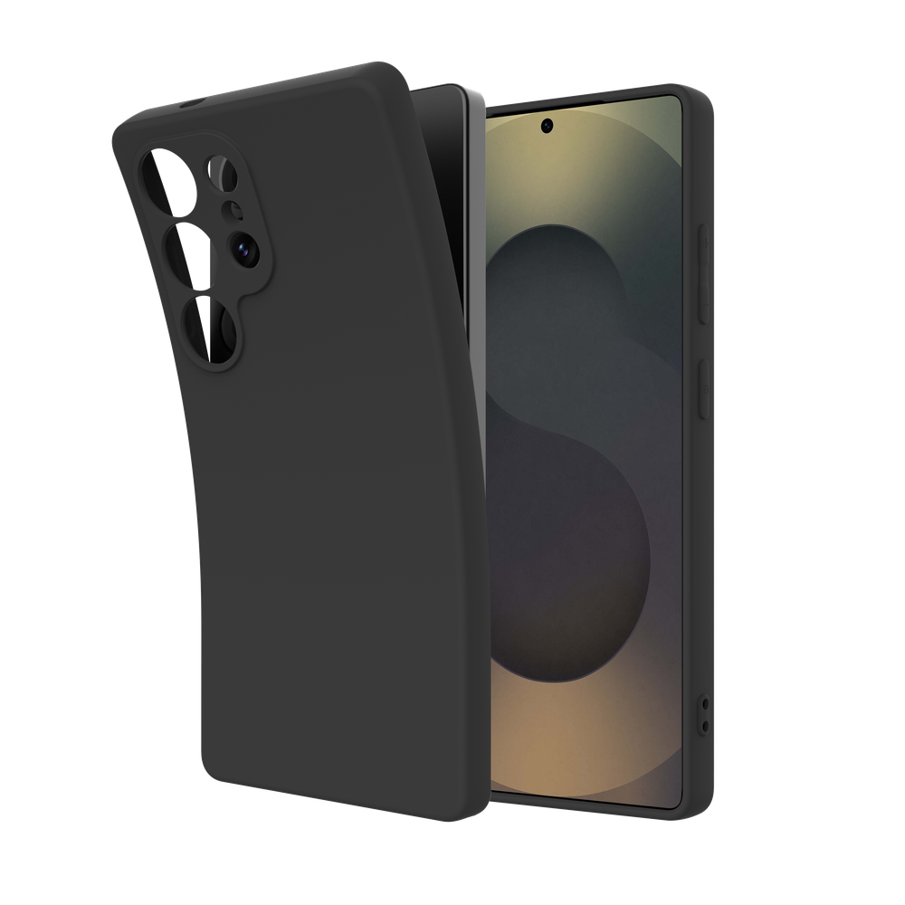 Samsung Galaxy S25 Ultra Soft Color TPU Hoesje - Zwart