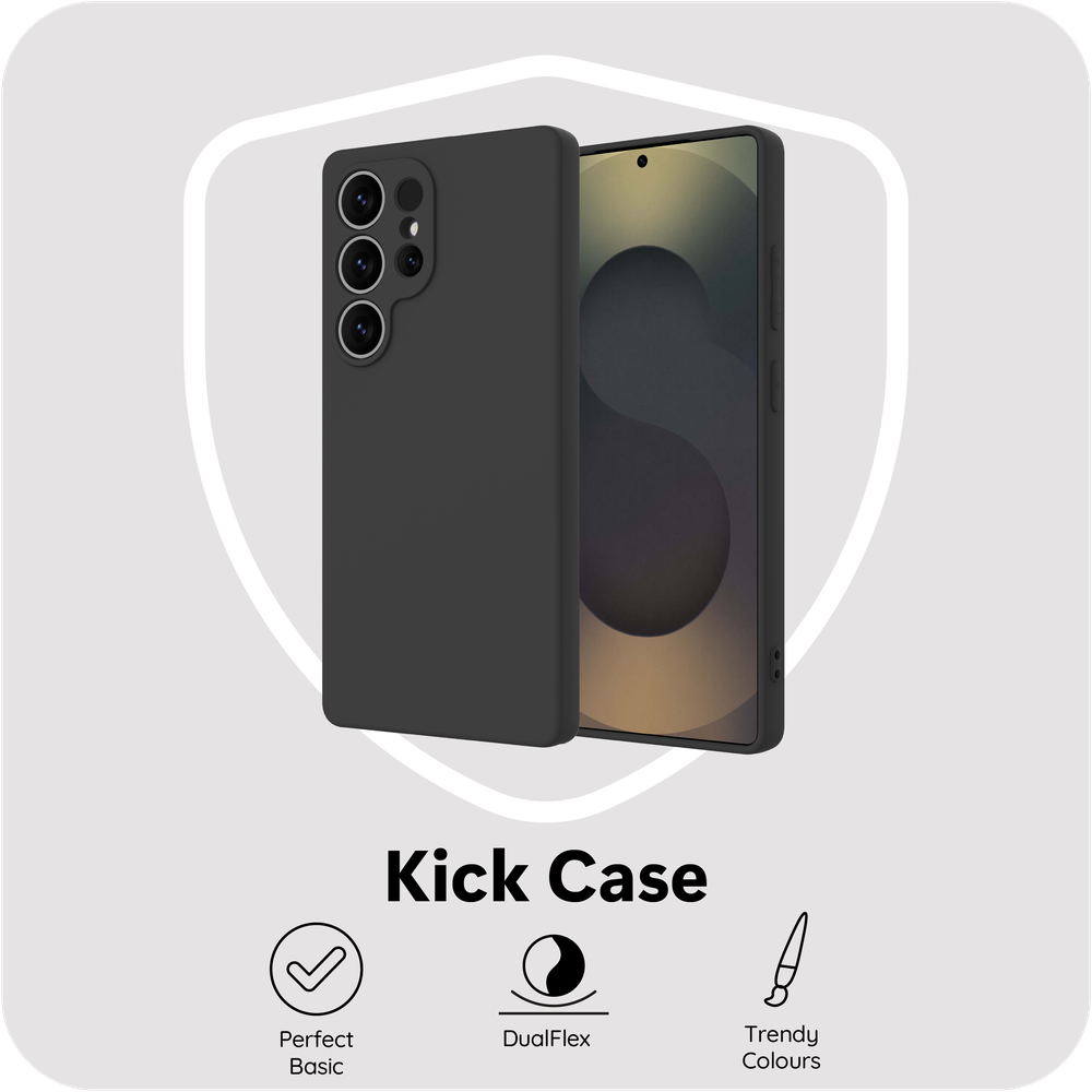 Samsung Galaxy S25 Ultra Soft Color TPU Hoesje - Zwart