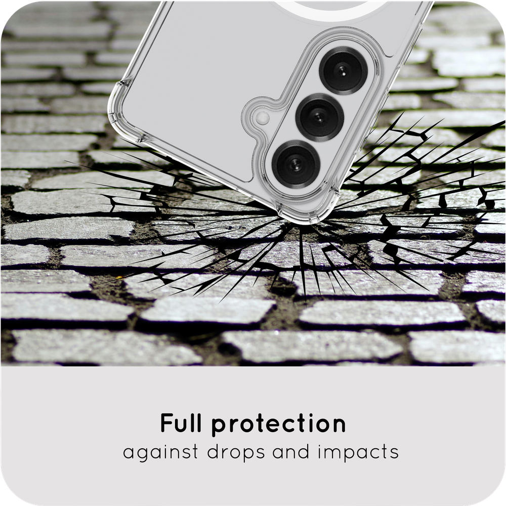 Samsung Galaxy S26 Kickstand Hoesje MagSafe - Transparant