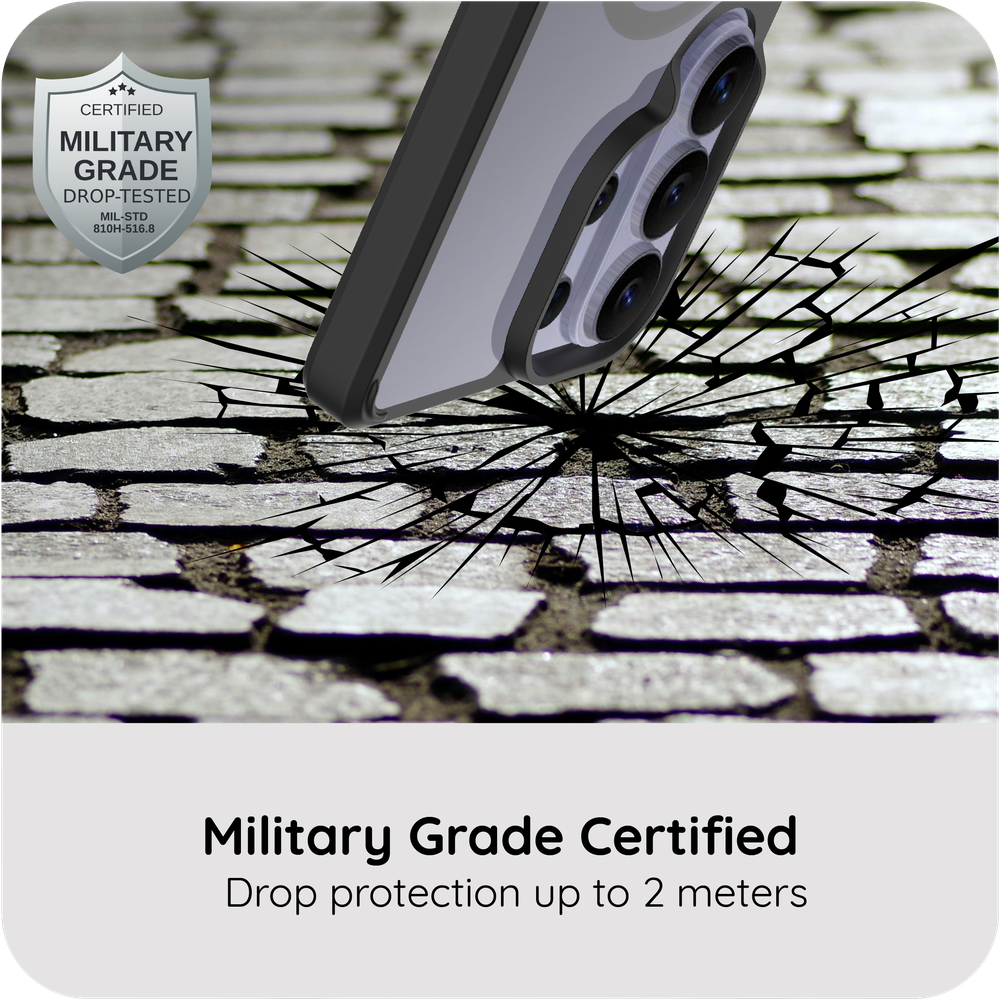 ArmorElite Case - Samsung Galaxy S26 Ultra - Military Grade Back Cover - (compatible with MagSafe) - Zwart