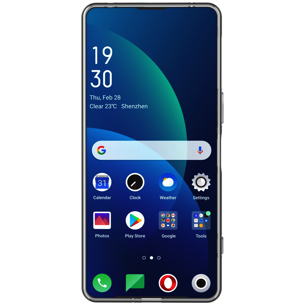 Sony Xperia 1 VIII Kickstand Hoesje - Transparant