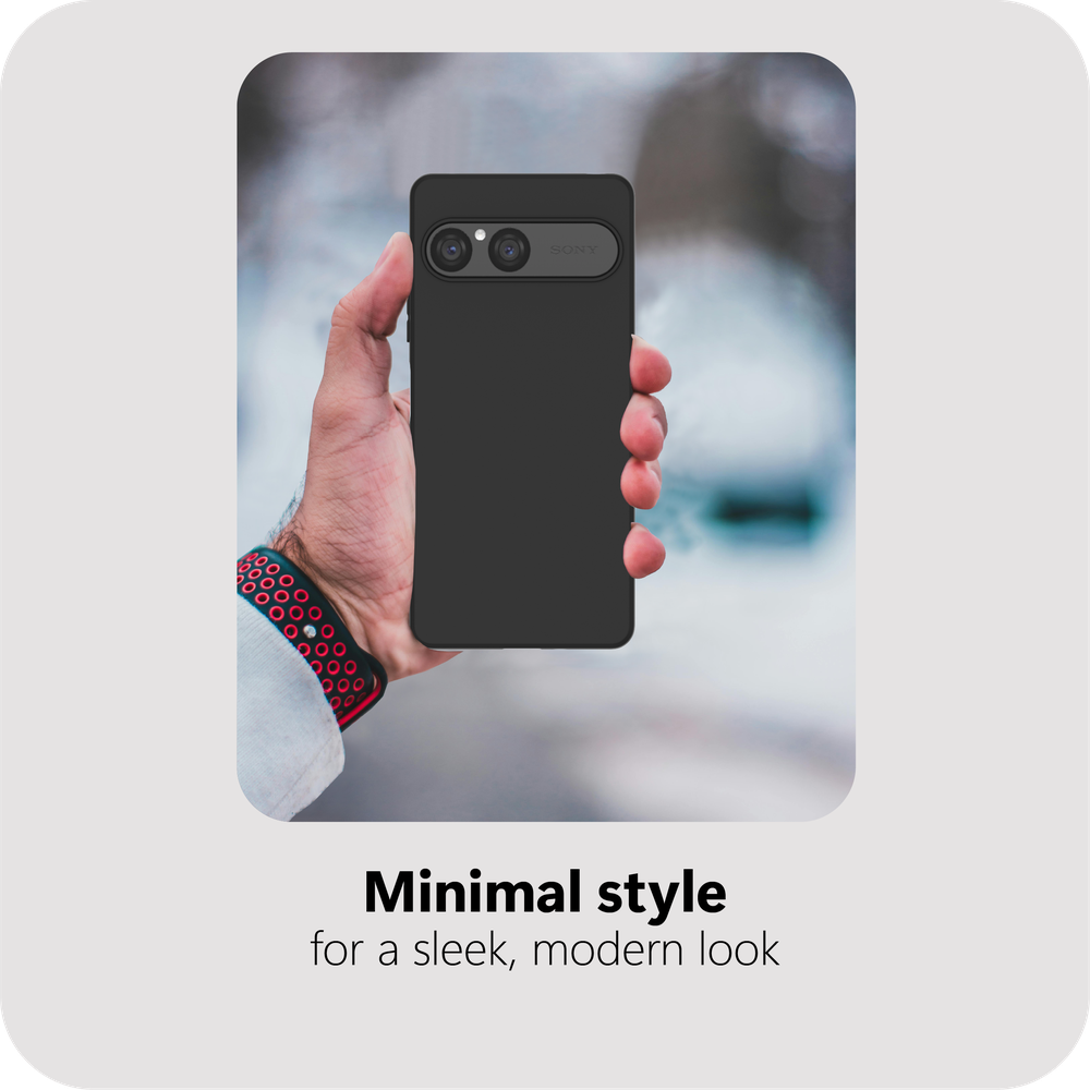 KickLite Case - Sony Xperia 10 VII - Soft TPU Back Cover - Zwart