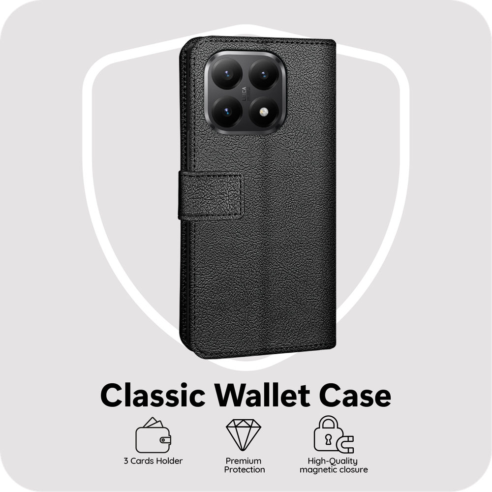 Xiaomi 15T / 15T Pro Wallet Hoesje - Zwart