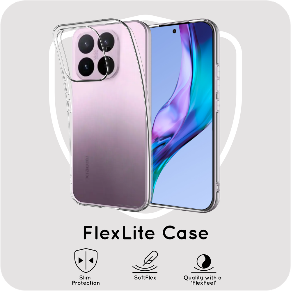 Xiaomi 17T Kickstand Hoesje - Transparant