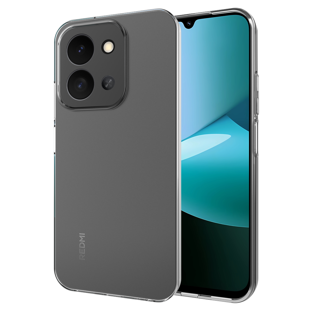 KickLite Case - Xiaomi Poco C85 - Soft TPU Back Cover - Transparant