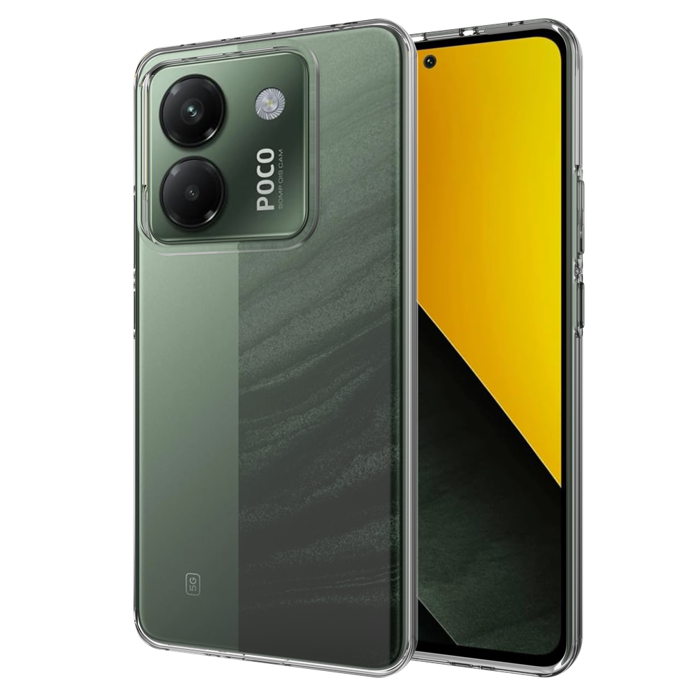Just in Case KickLite TPU-hoesje voor Xiaomi Poco M7 Pro – transparant
