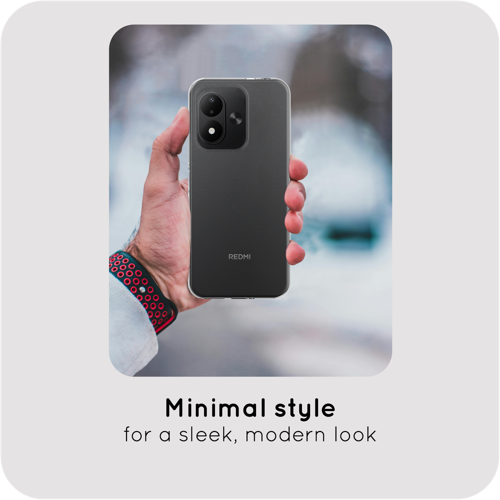 KickLite Case - XiaomI Redmi 17 - Soft TPU Back Cover - Clear